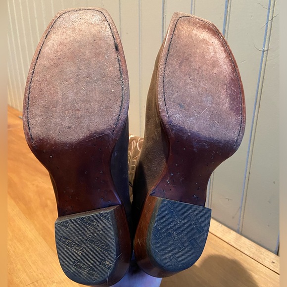 Women's Brown Tony Lama Western Boots 7.5 - Picture 9 of 9
